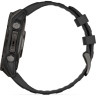 Смарт-часы Garmin Fenix 8 – 47 мм, AMOLED Sapphire, титан с DLC-покрытием Carbon Gray и силиконовым ремешком черного/серого цвета 010-02904-21